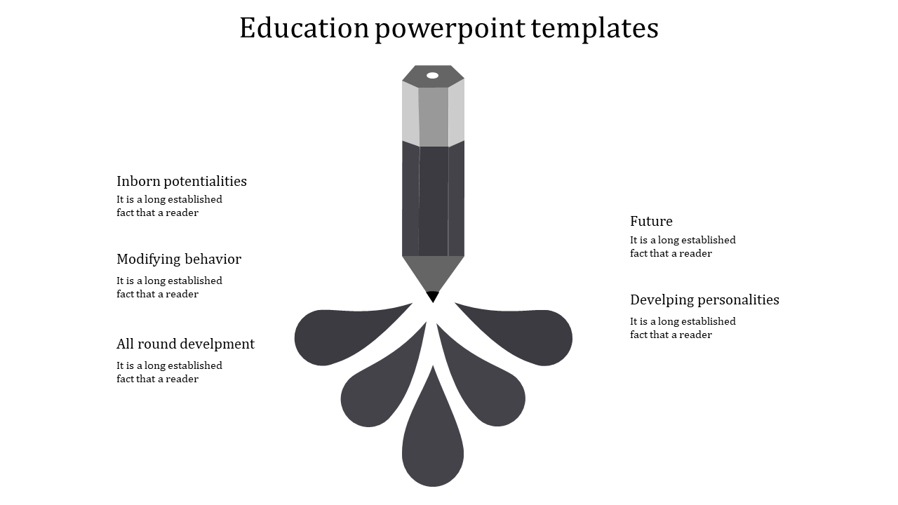 education powerpoint templates-education powerpoint templates-gray